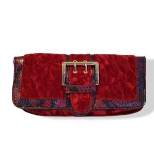 Steve Madden velour clutch